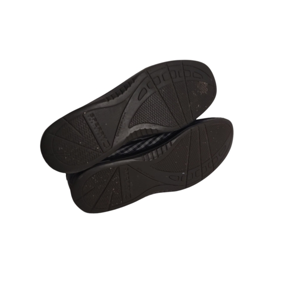 Sperry Top Sider Women's Black Gray Gingham Angelfish Boat Shoes Size 8M - Picture 7 of 7